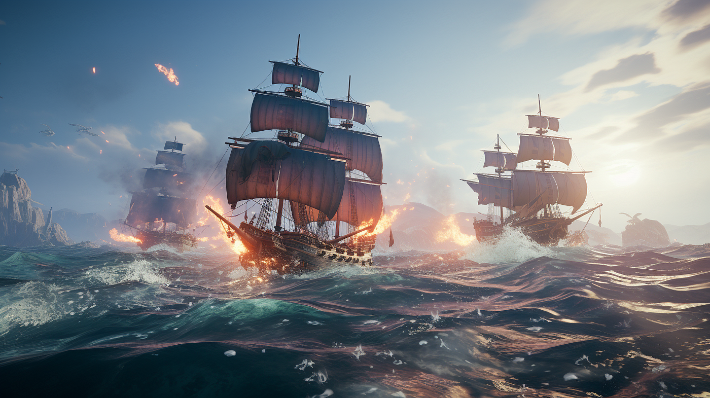 Conquer the Seas: Resource Collection, Technological Research, and Expansion in Sailwars