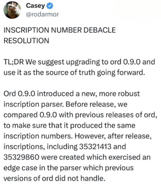 Urging Users to Upgrade to the New Version Sparks Outrage: Ordinals Questioned for Avoiding the Issue