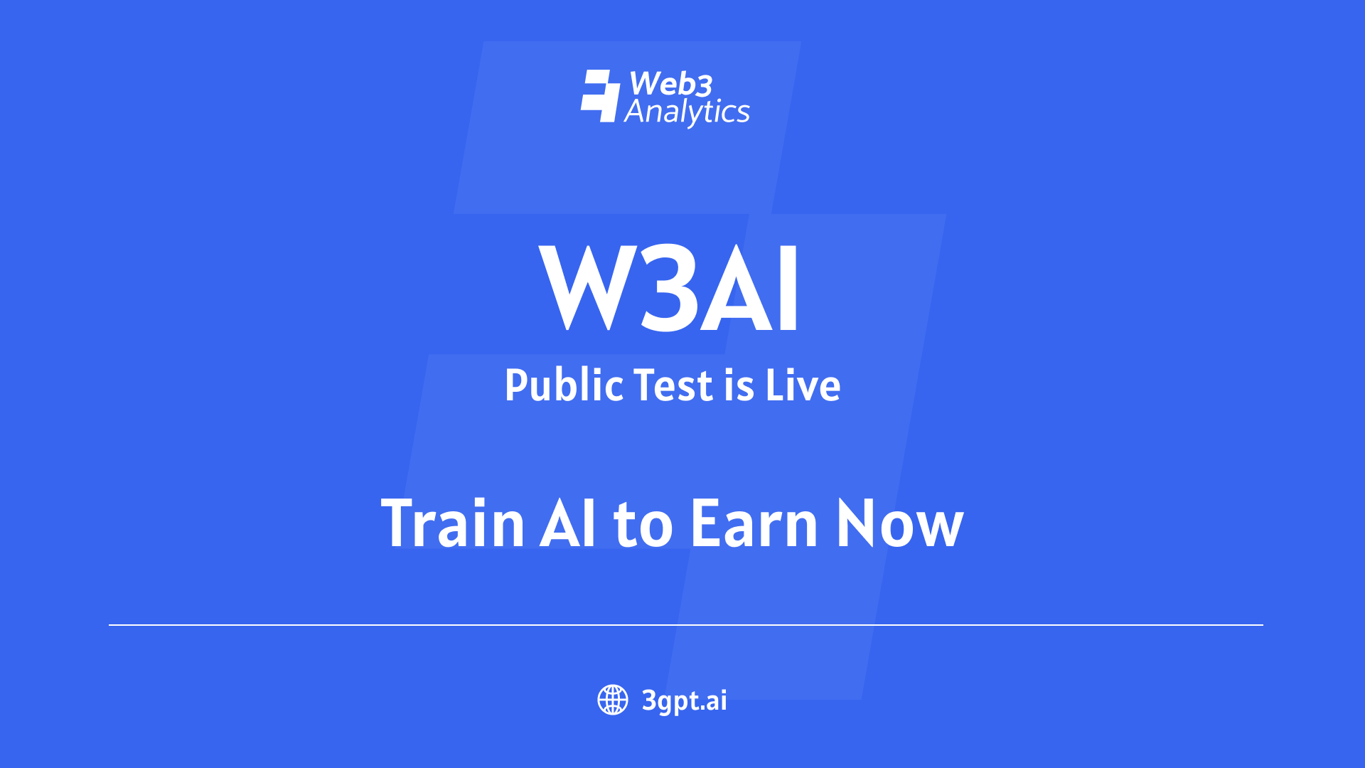 W3AI 公测正式开启！