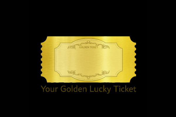 Golden Lucky Ticket