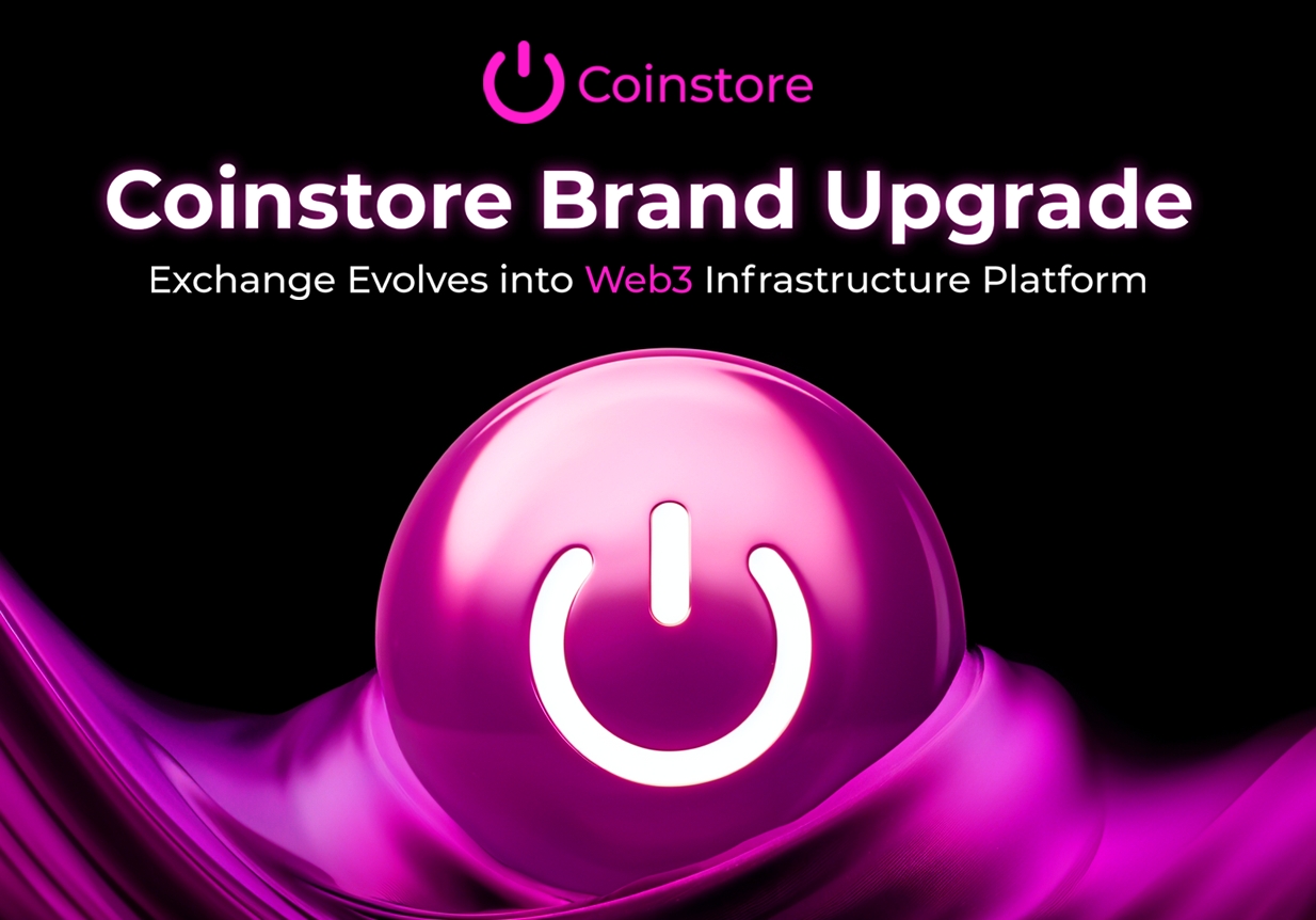 Coinstore Brand Upgrade, Exchange Evolves into Web3 Infrastructure Platform