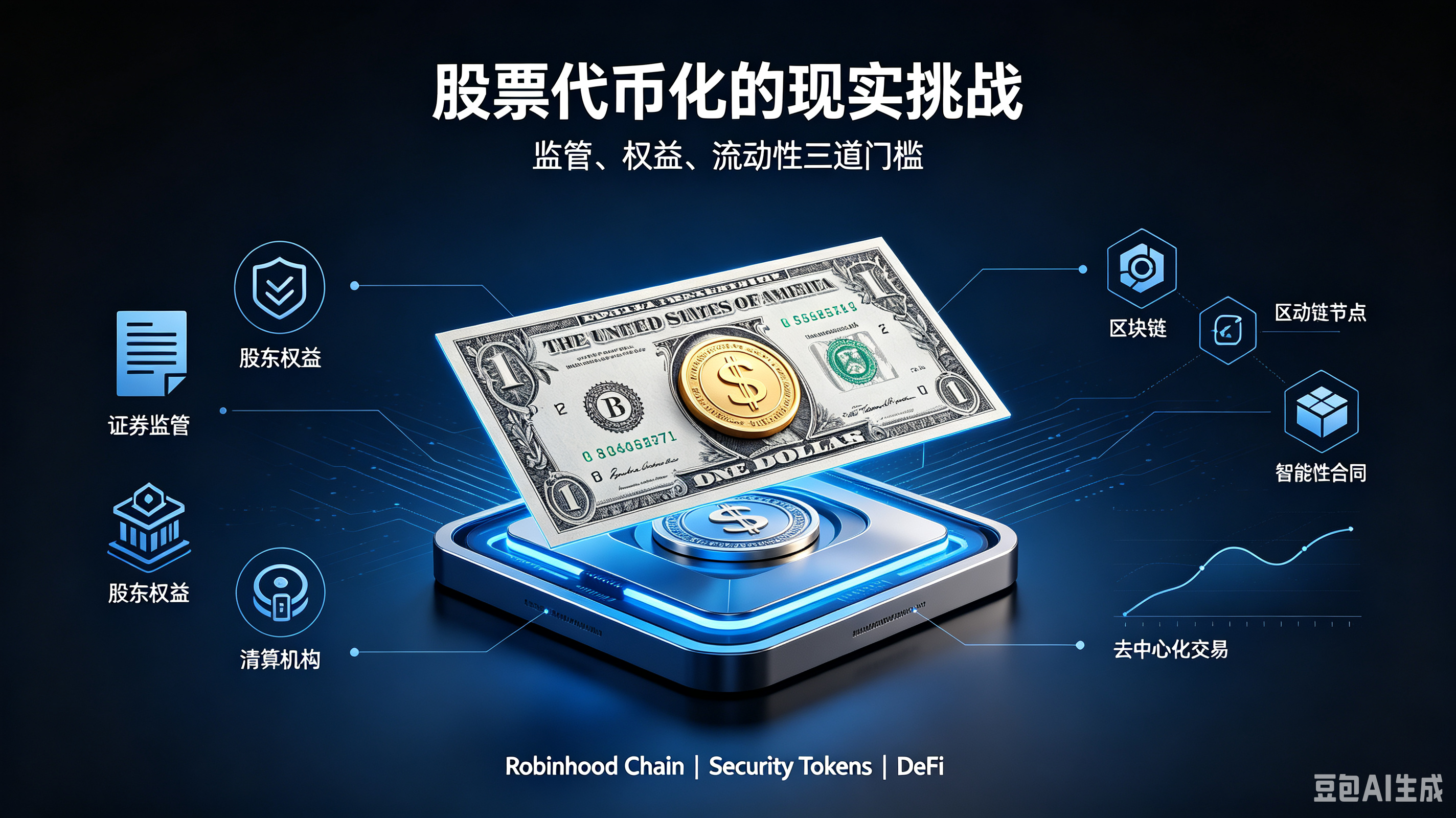 热潮之下，股票代币化的现实困局：技术可行，但监管、权益、流动性三道大山横亘前路