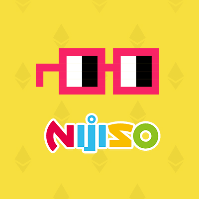 Nouns x Nijiso Fanart Ethereum