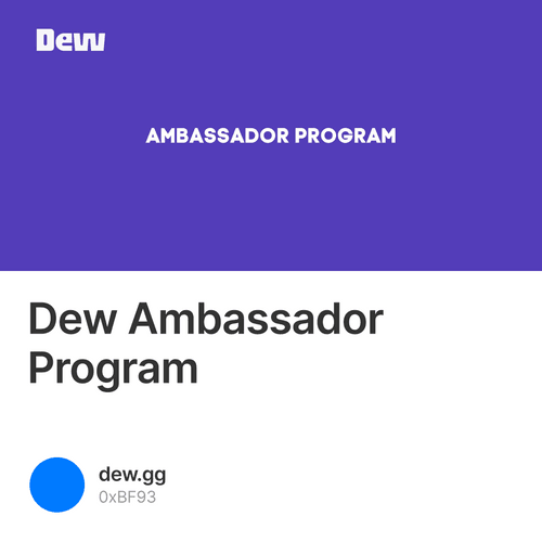 Dew Ambassador Program