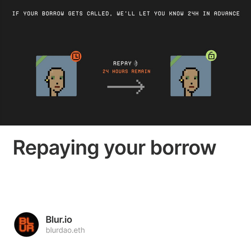 Repaying your borrow