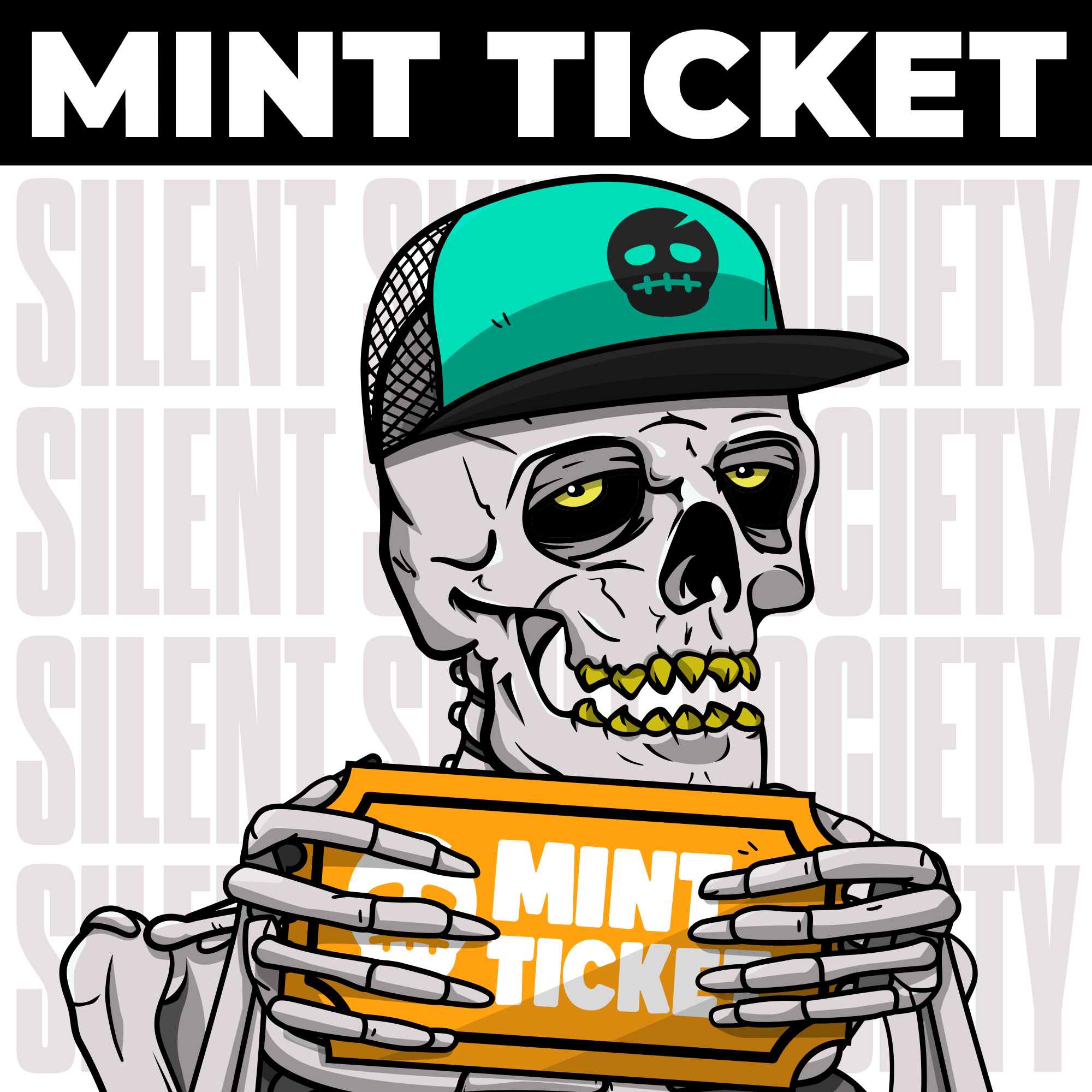 Silent Skull Mint Ticket Coll.