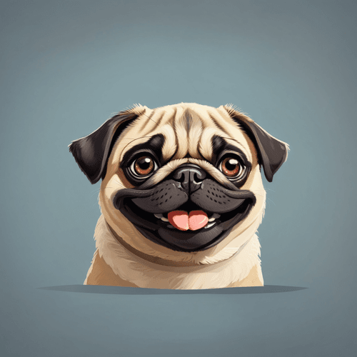 Pug dog Robb