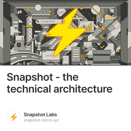 Snapshot - the technical architecture