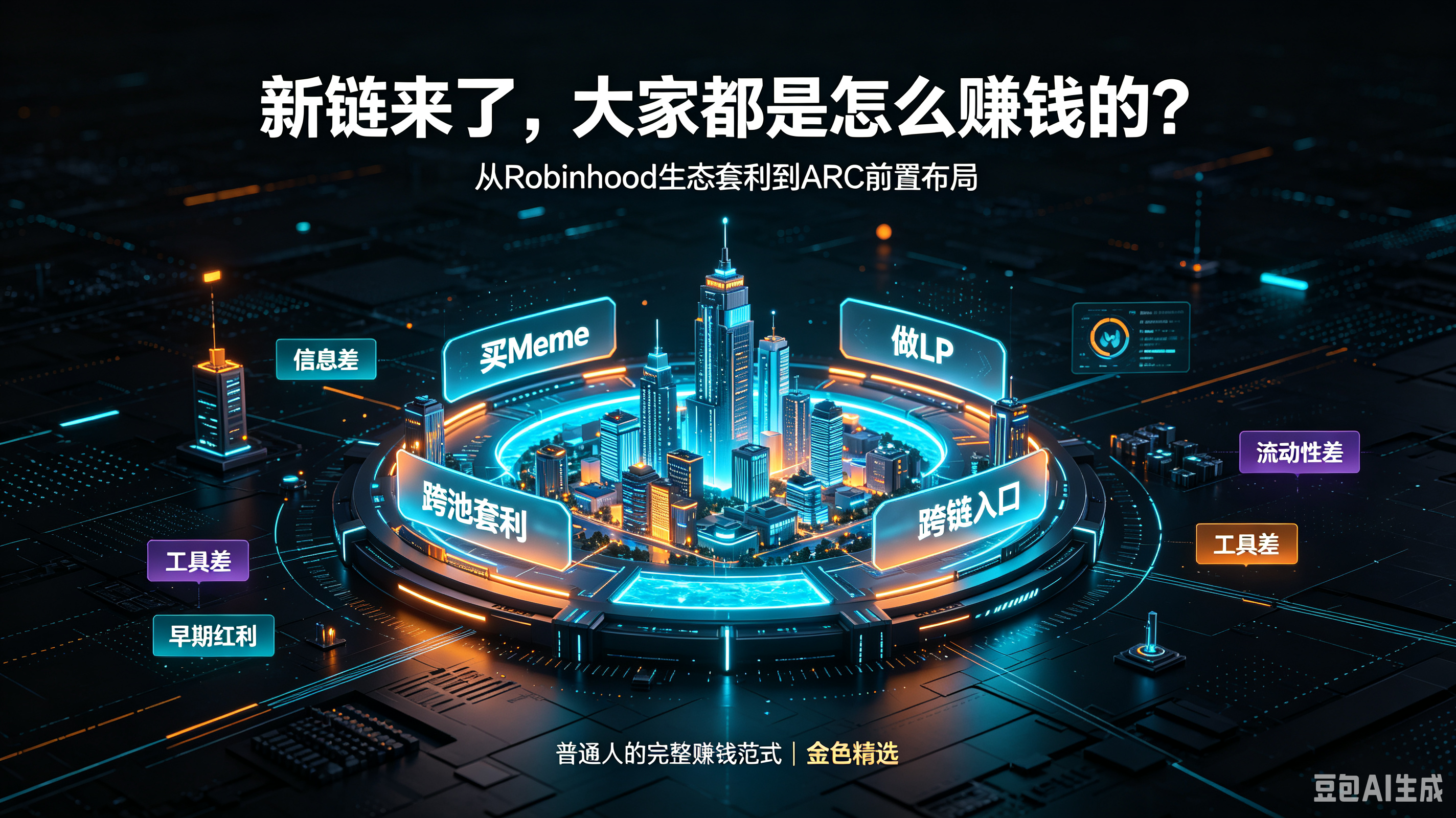 深度复盘新链财富逻辑：从Robinhood生态套利到ARC前置布局，普通人的完整赚钱范