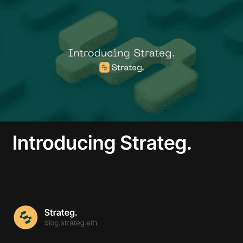 Introducing Strateg.