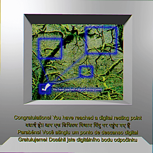 You have reached a digital resting point