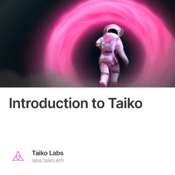 Introduction to Taiko