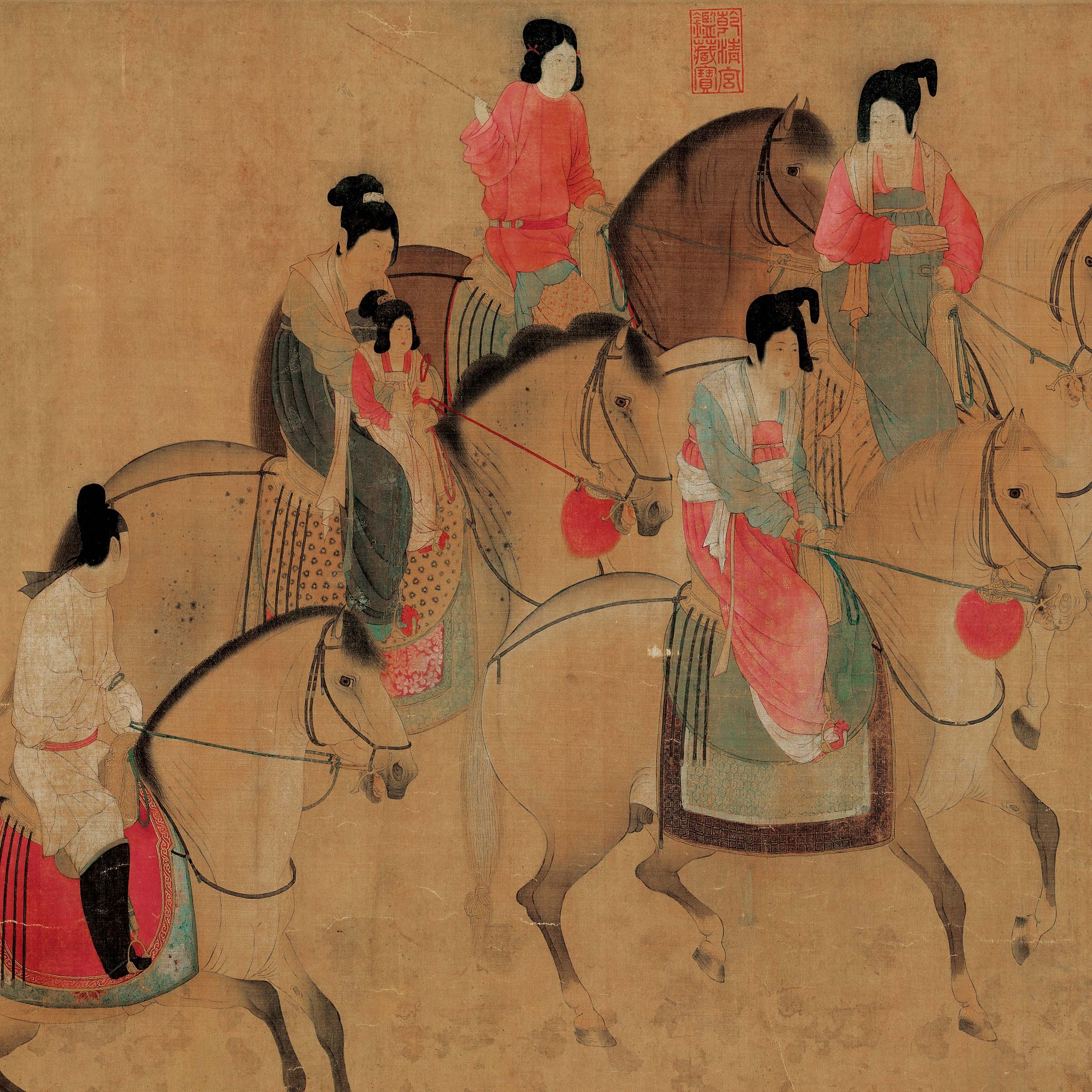 虢国夫人游春图