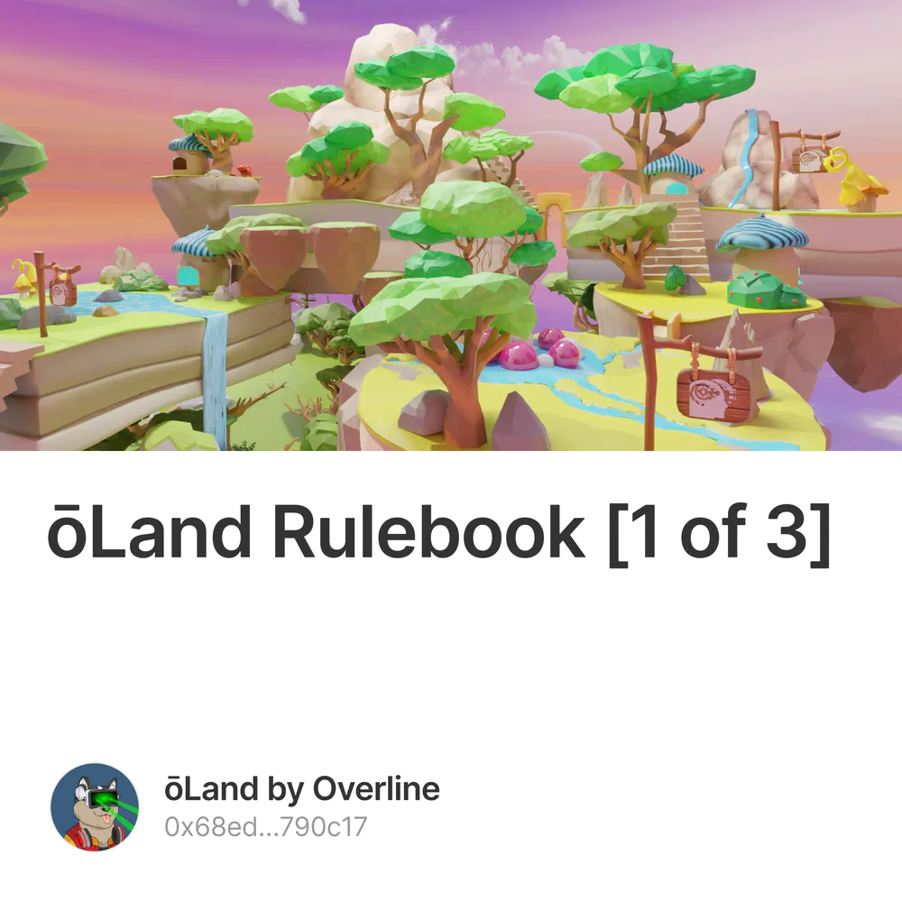 Land Rulebook 1 of 3