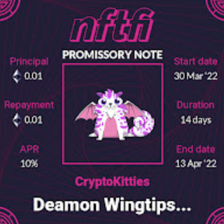 NFTfi Promissory Note