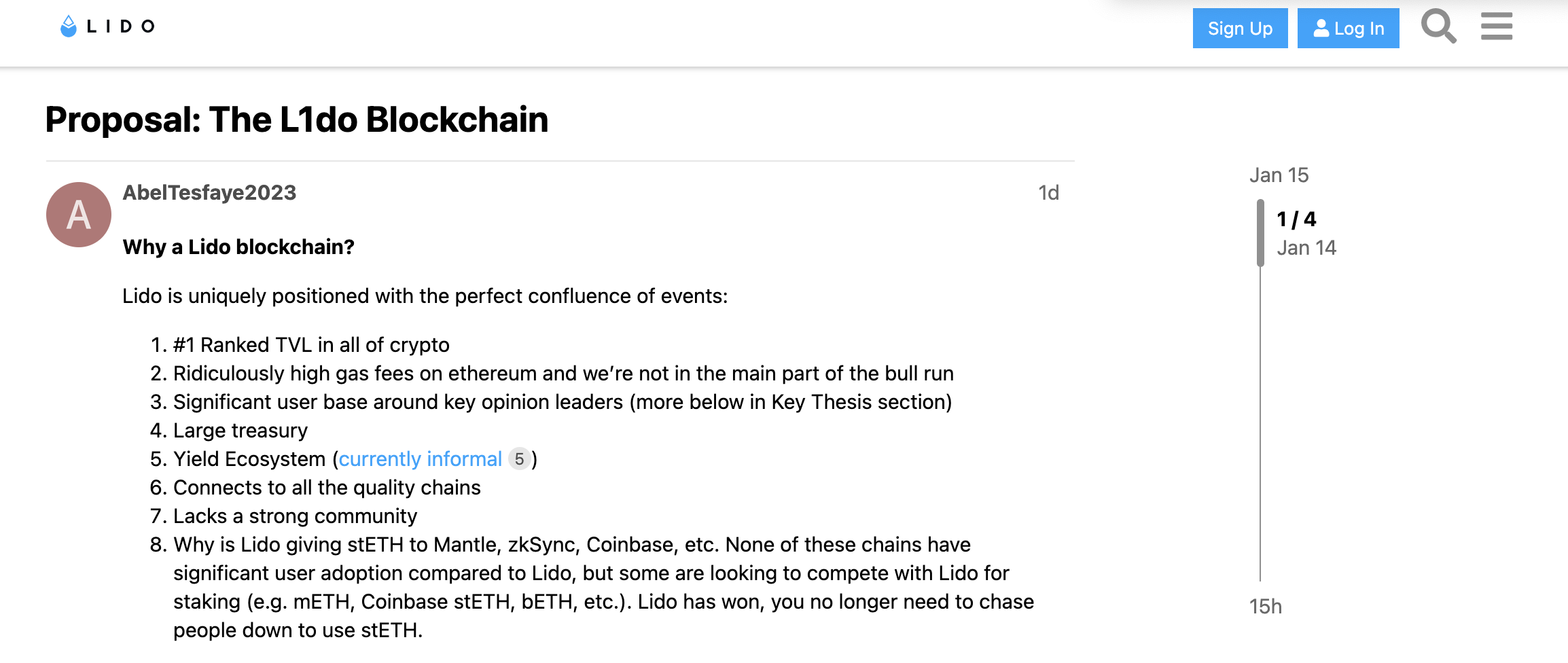 Proposal: The L1do Blockchain