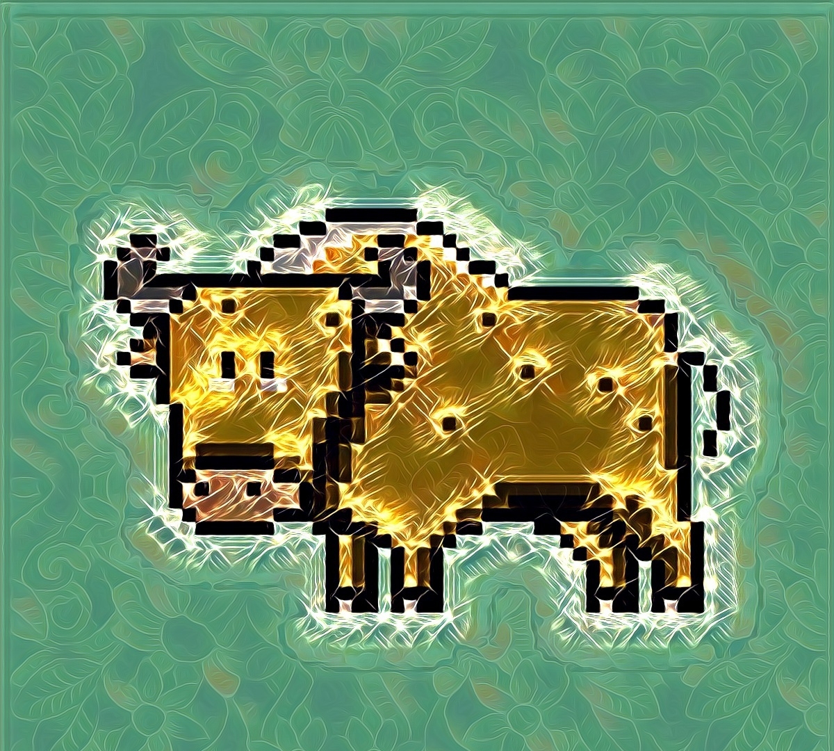 Bull's pixel art