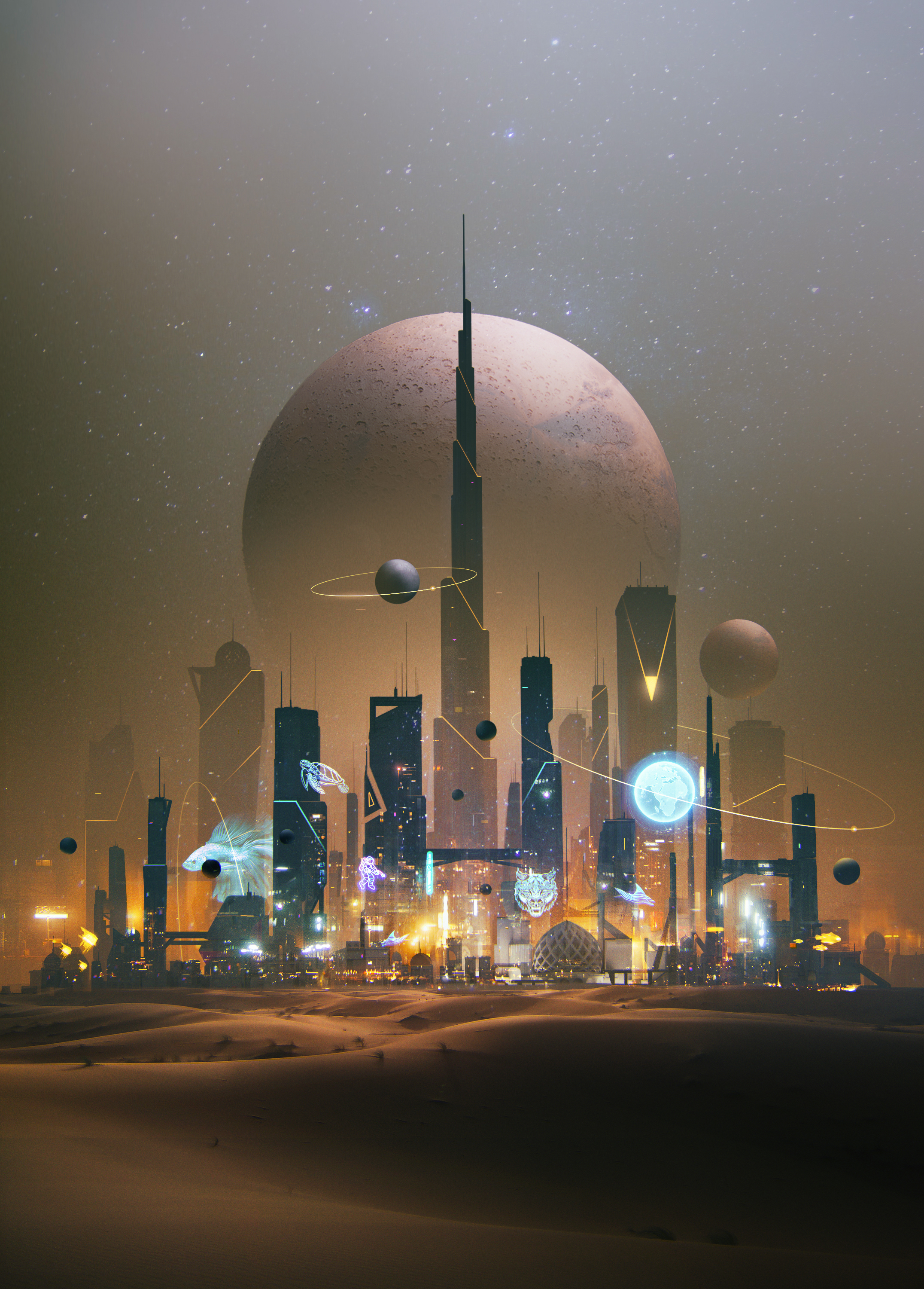 ,Mars Colonization by UAE NFT | Thomas Dubois