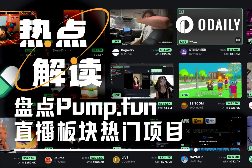 Обзор последних и самых популярных проектов в разделе прямых трансляций Pump.fun