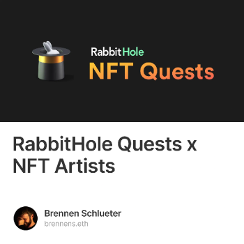 RabbitHole Quests x NFT Artists