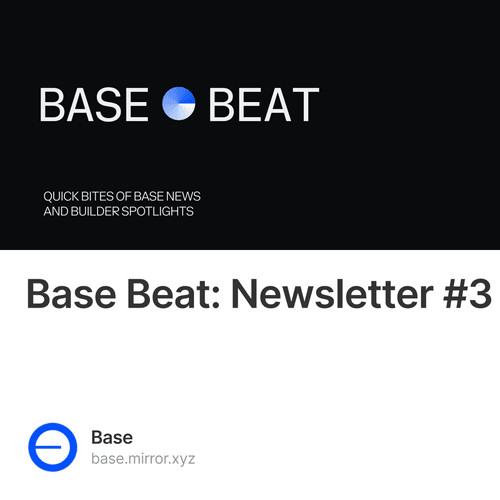 Base Beat: Newsletter #3