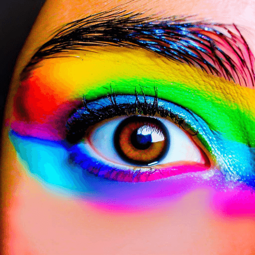 rainbow eyes