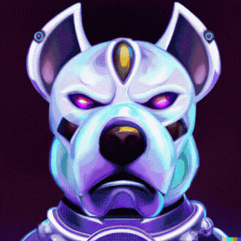 CYBER CANINES BY DALL-E