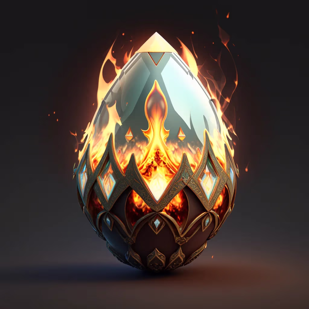 Easter Eggs - Fire