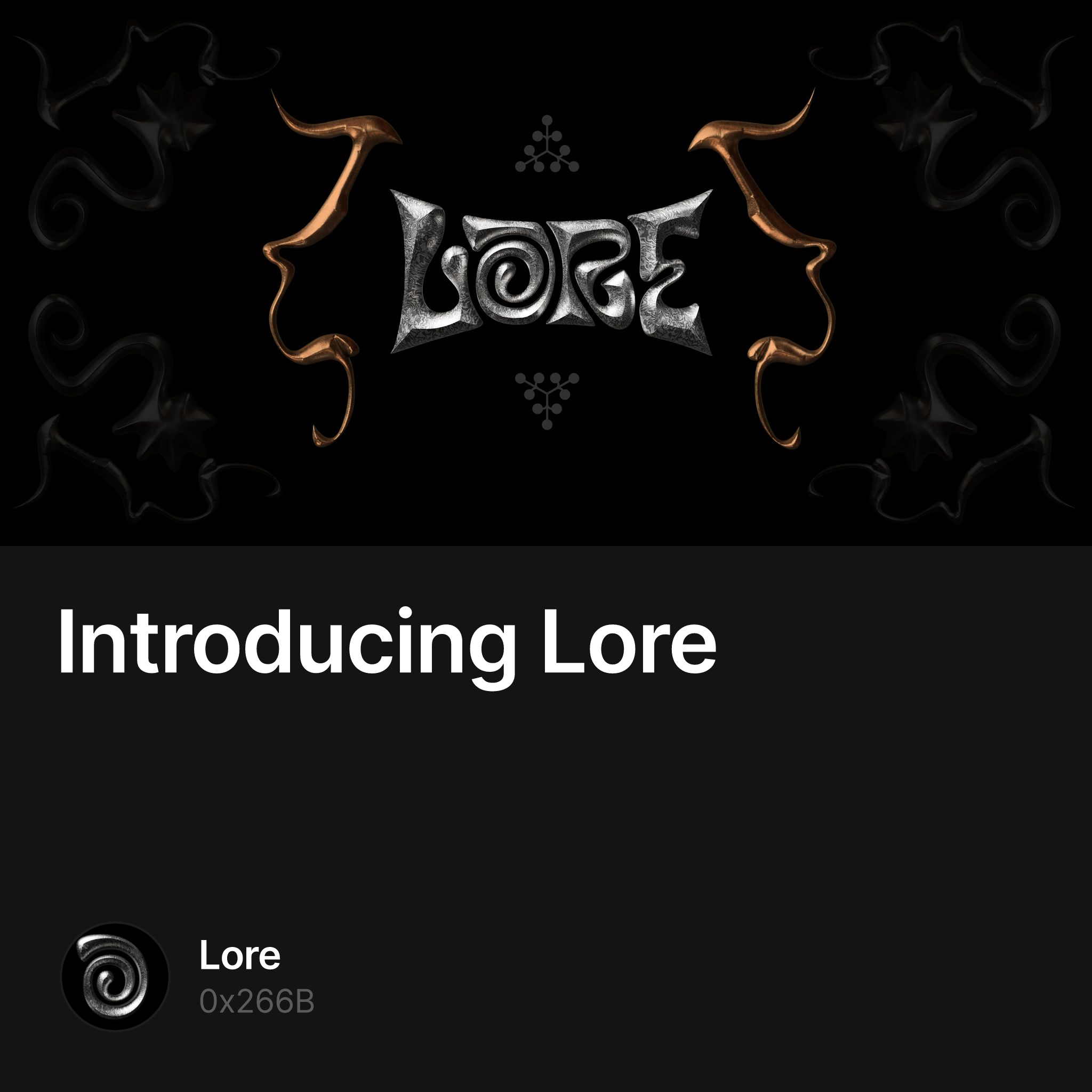 Introducing Lore