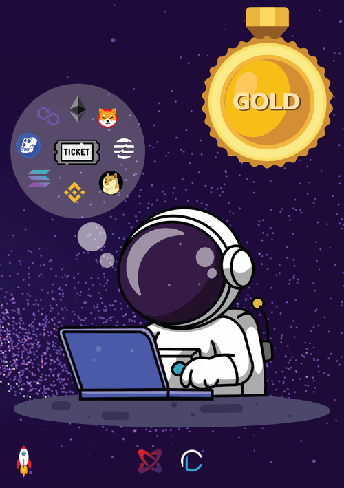 Crypto Lottery badge