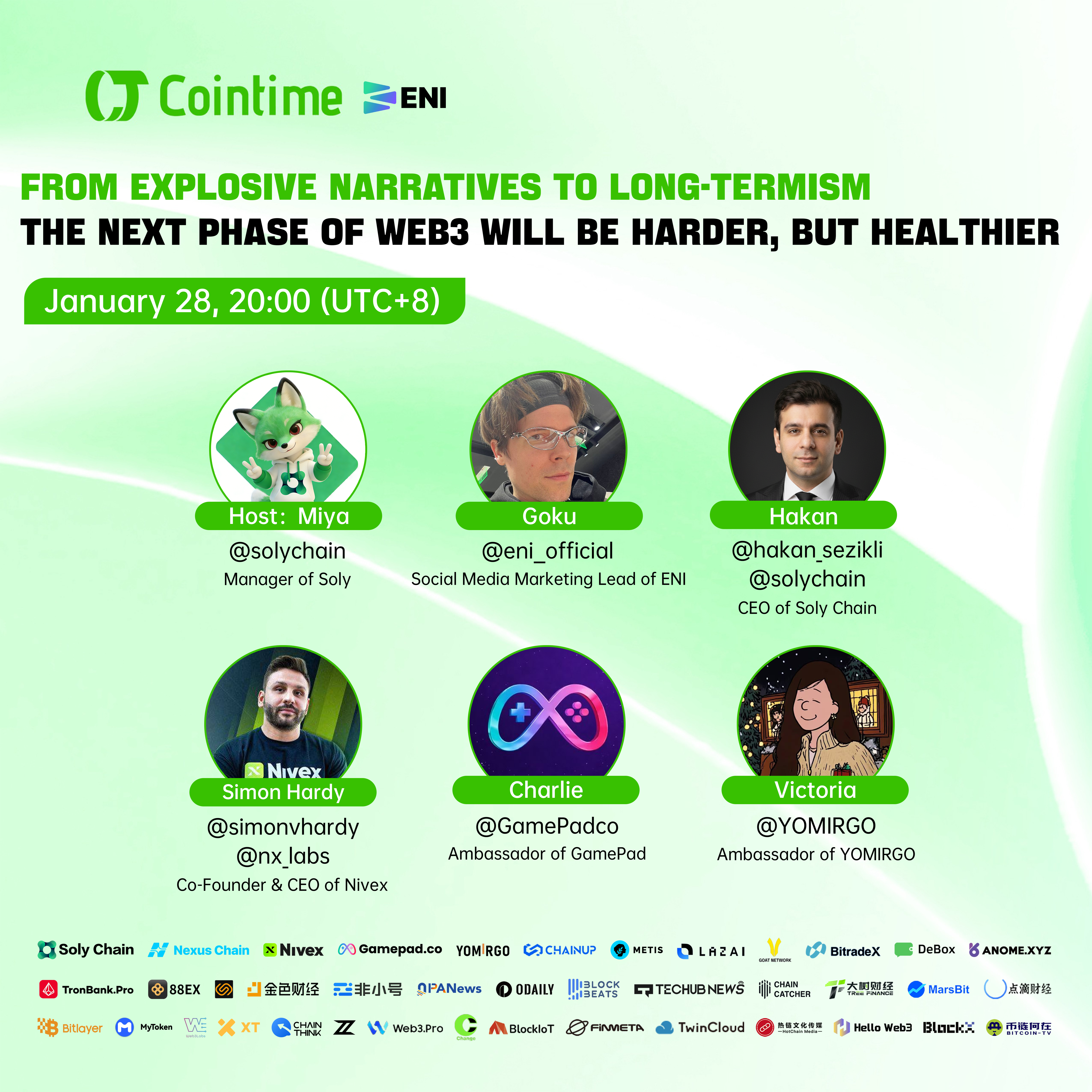 【CoinTime × ENI ｜Space】