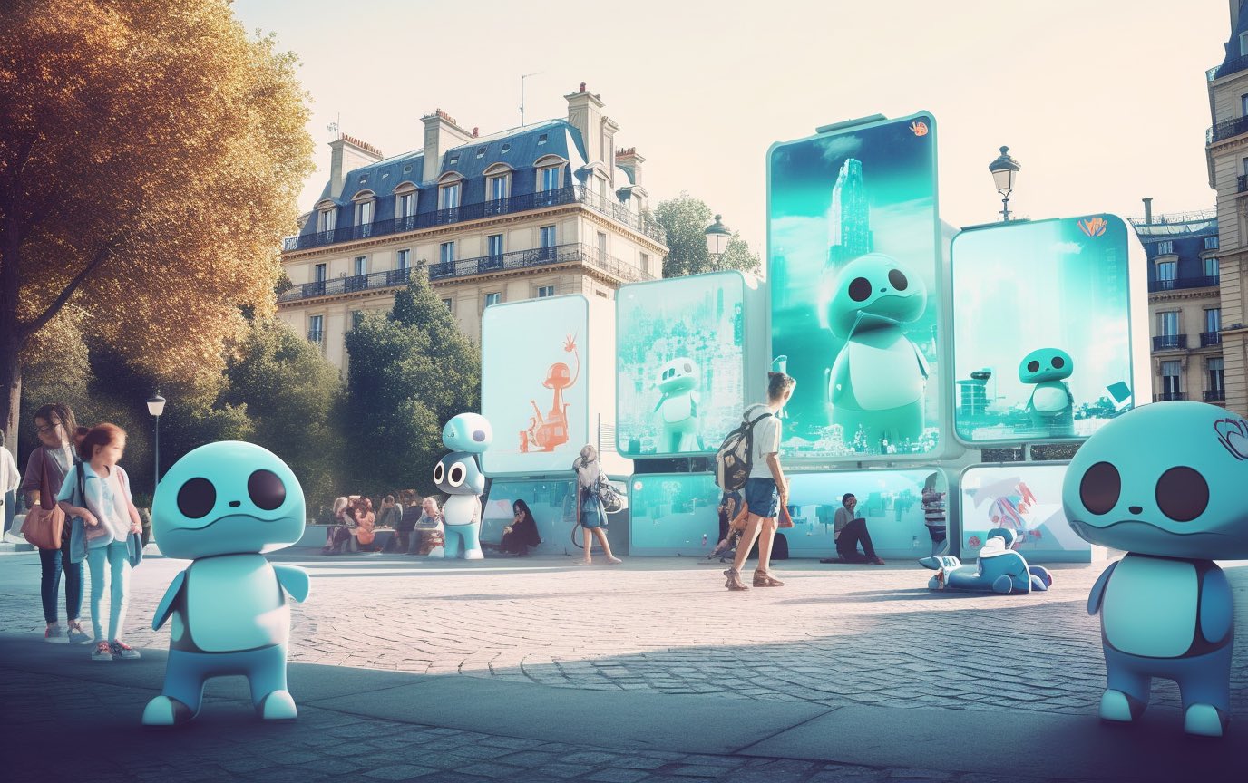 How big is the AR metaverse market space that utilizes AR technology to transform NFTs into three-dimensional objects?