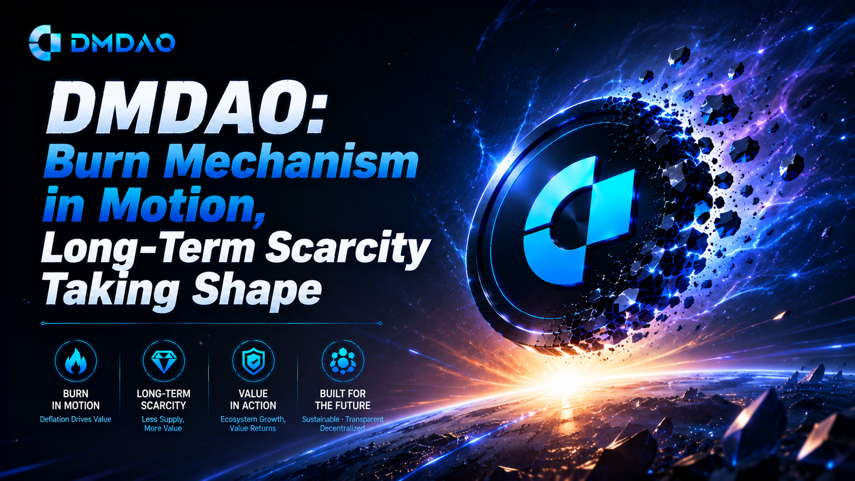 DMDAO: Burn Mechanism in Motion, Long-Term Scarcity Taking Shape