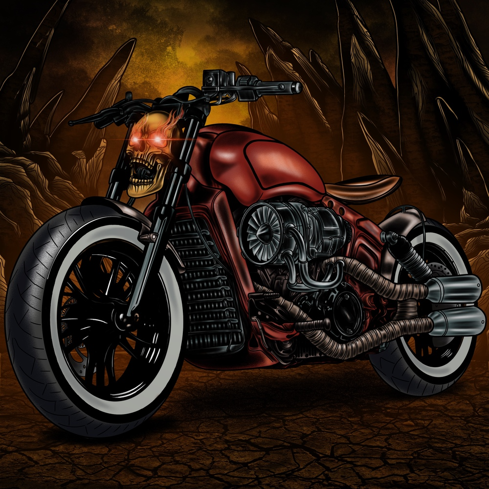 Skullbot Biker Gang: Bots