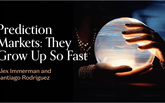 a16z：从散户交易者到顶级机构 预测市场正在走向成熟