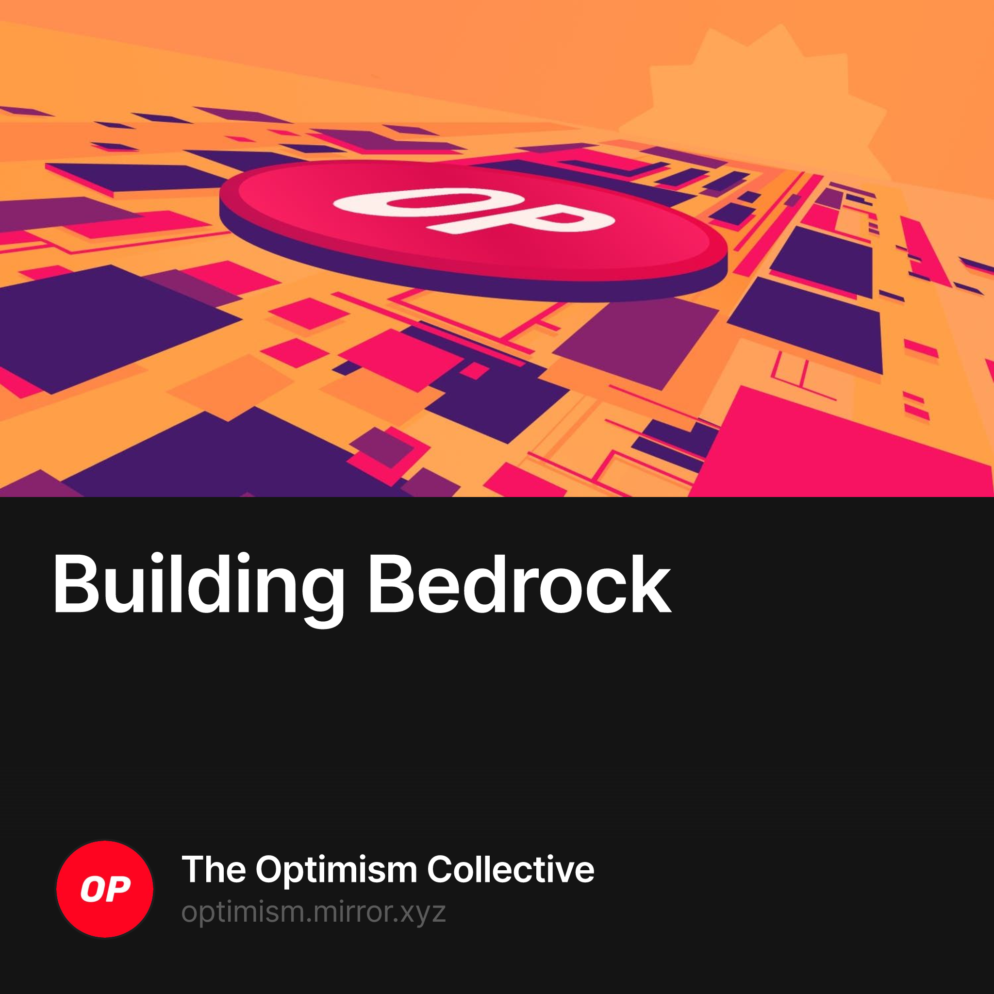 Building Bedrock