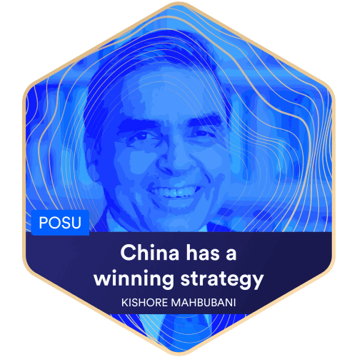 China has a winning strategy - Blue