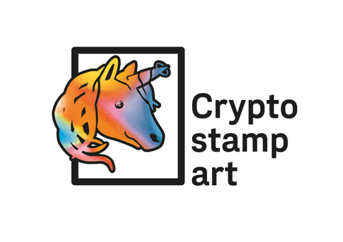Crypto stamp art