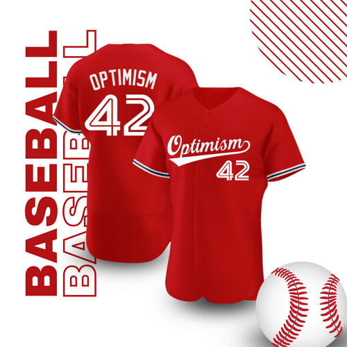 Baseball Jersey | Optimism edition by @cryptoclotes
