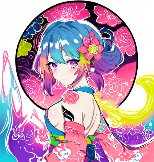 Colorful_Kimono_Girls_777_followers