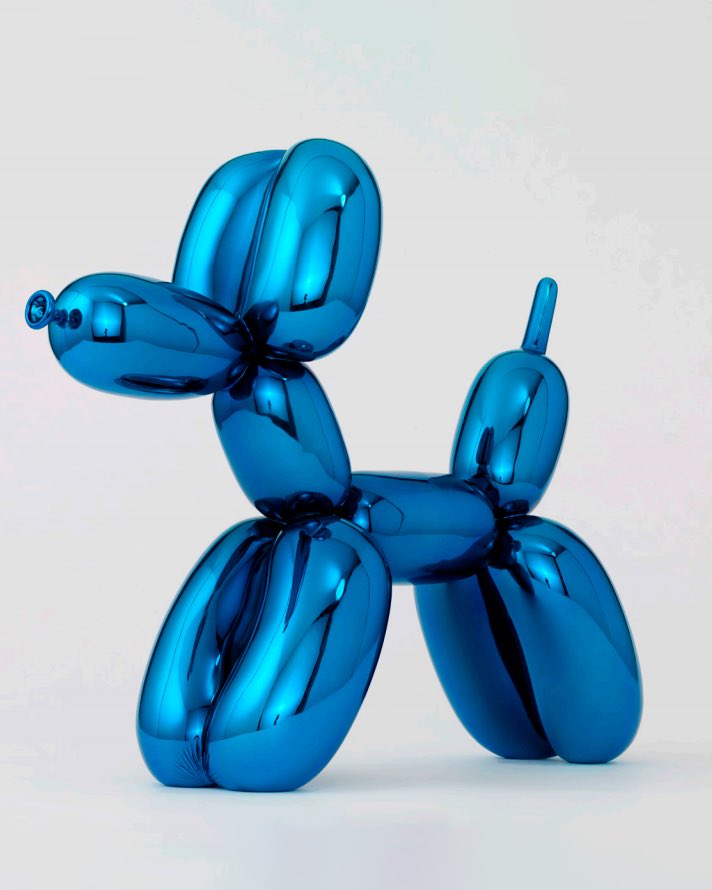 Broken Balloon Dog (BLUE) by Devotion