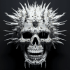 Spiked Skulls by SmokeSolid