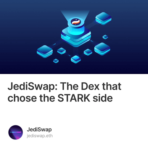 JediSwap: The Dex that chose the STARK side
