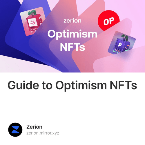 Guide to Optimism NFTs