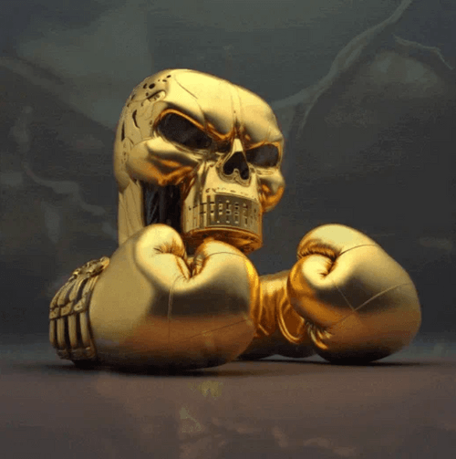 Black Magic Golden Gloves