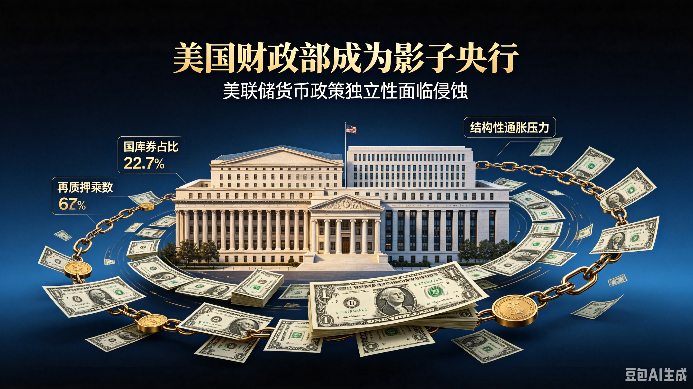 美国财政部变身“影子央行”！持续短债放水，彻底侵蚀美联储货币政策独立性