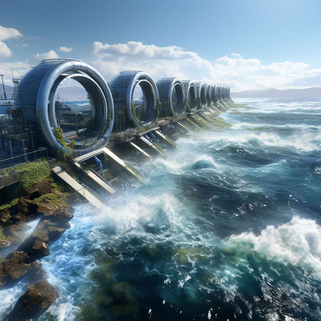 AquaWave Ocean Tidal Energy Conversion