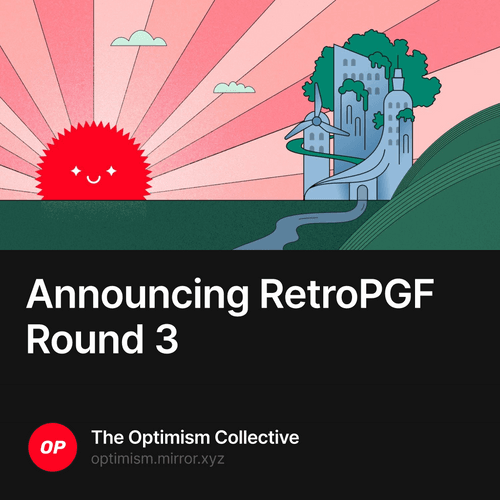 Announcing RetroPGF Round 3