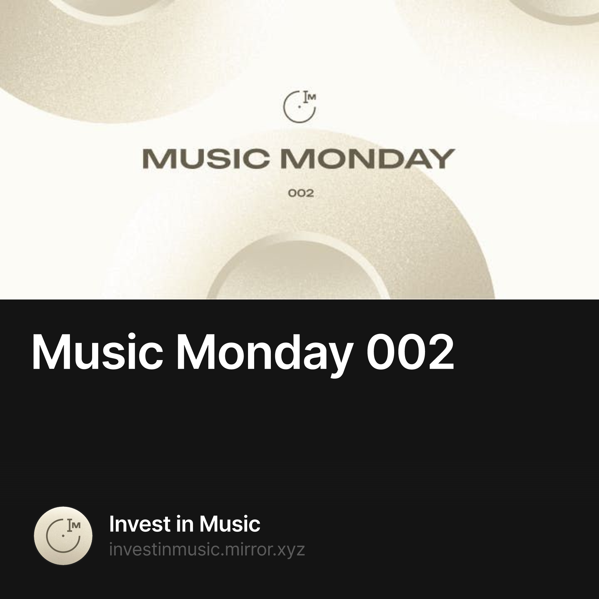 Music Monday 002