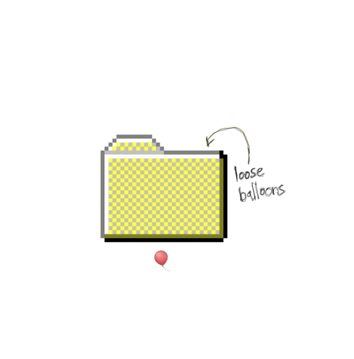 loose balloons by jeremy fall